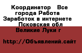 ONLINE Координатор - Все города Работа » Заработок в интернете   . Псковская обл.,Великие Луки г.